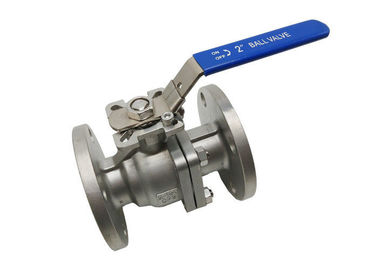 150LB 300LB 2 " Flanged Ball Valve Stainless Steel CF8 CF8M Direct Mounting Pad