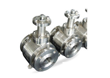 Three Pieces Forged Steel Ball Valves Threaded Connection For Water / Gas / Oil