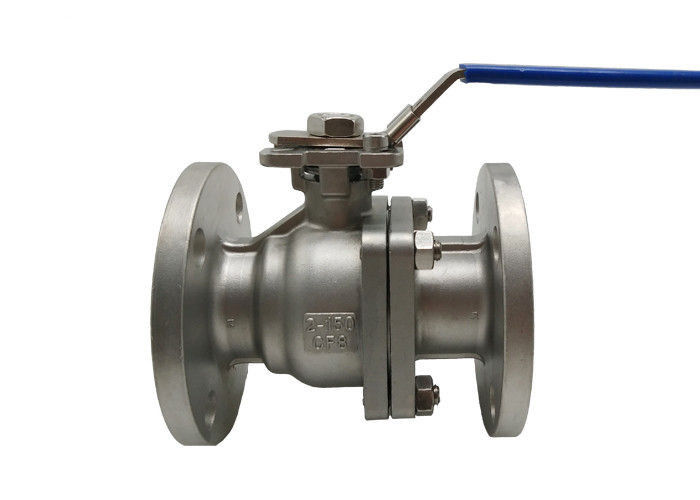 Class 150LB CF8 Stainless Steel Flanged Ball Valve 2 Inch Operating By