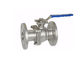 Electric Actuator High Pressure Two Piece Ball Valve Full Port Double Flange Ends