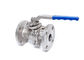 High Pressure 2 Piece Ball Valve Manual JIS 20K CF8 Stainless Steel Material For Gas
