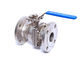 Class 150LB CF8 Stainless Steel Flanged Ball Valve 2 Inch Operating By Handle