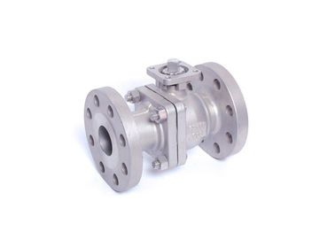 300LB CF8M Flanged Ball Valve 2 Inch , High Performance Floating Ball Valve