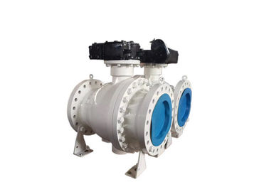 3 Piece Trunnion Mounted Ball Valve Soft Seated Convenient Maintenance