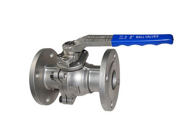 PN16 Stainless Steel Flanged Ball Valve DN50 Handle SS304 SS316 WCB