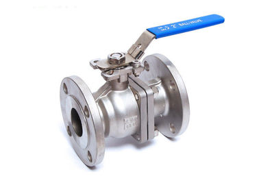 Normal Pressure Flanged Ball Valve Handle Lever 150LB DN50 High Platform