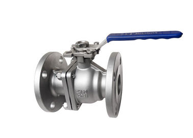 Normal Pressure Flanged Ball Valve Handle Lever 150LB DN50 High Platform