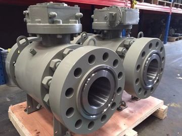 API 6D Trunnion Ball Valve , Side Entry Ball Valve BS 5351 Standard