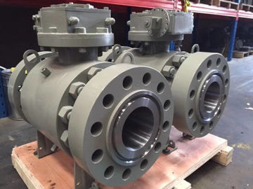 ANSI CLASS 150-300 Forged Ball Valve , Side Entry Valve Trunnion Mounted