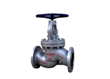 J41H Carbon Steel Stainless Steel Globe Valve , Flange Connection Threaded Globe Valve