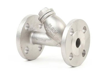 JIS Standard Stainless Steel Y Strainer Flanged Connection , 10K~20K Rating