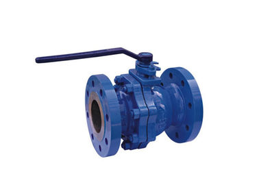API 6D Cast Steel Floating Type Ball Valve , Manual Blowdown Valve No Leakage
