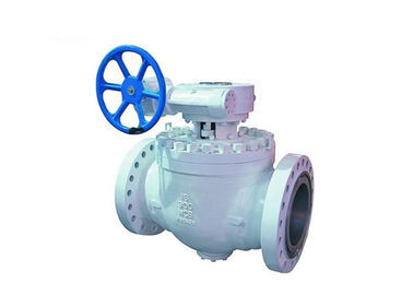 High Temperature Trunnion Ball Valve , Gear Operated Fixed Ball Valve