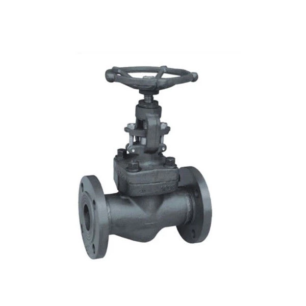Professional Straight Globe Valve , Forged Steel Globe Valve With Manual Actuator