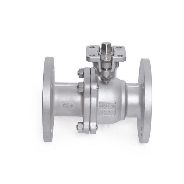 PN16 High Mounting Pad 2PC Full Port Ball Valve , Floating CF8 DN50 Ball Valve
