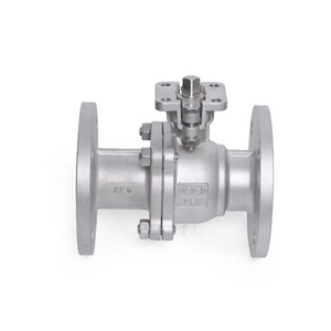 PN16 High Mounting Pad 2PC Full Port Ball Valve , Floating CF8 DN50 Ball Valve