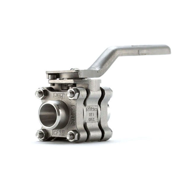 3 Piece Forged Floating Ball Valve Bw Sw NPT High Pressure Ball Valve