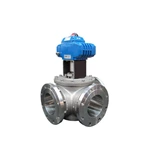 ANSI CLASS 150-900 Trunnion Mounted Ball Valve , 3 Way High Pressure Ball Valve