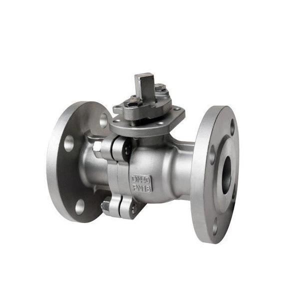 Handle Operated Full Port Flanged Ball Valve Double Flange Ends GB Standard