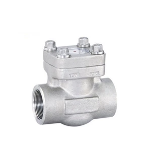 API 602 Lift Type Check Valve , Forged Steel Check Valve High Rigid