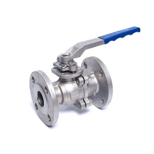DIN Standard Split Body Low Platform 2pc Ball Valve PTFE PPL Soft Seat
