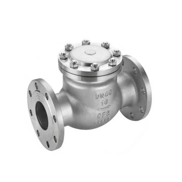 Adjustable Stainless Swing Check Valve , Industrial Flanged Check Valve Water Supply