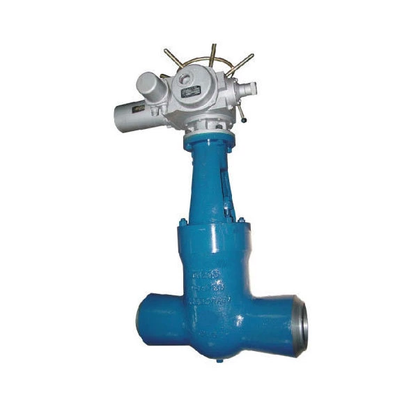 High Pressure Seal Bonnet Gate Valve A217 Wc6 Wc9 For Electric Motorized Power Station