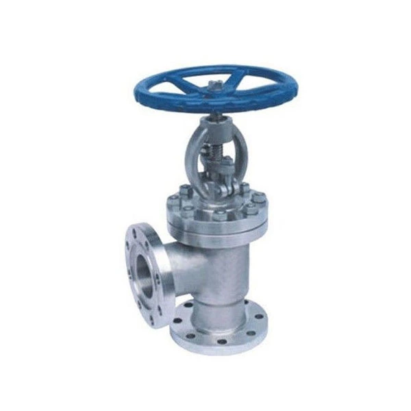 OS Y Type Angle Globe Valve Rising Stem Bolted Bonnet Construction