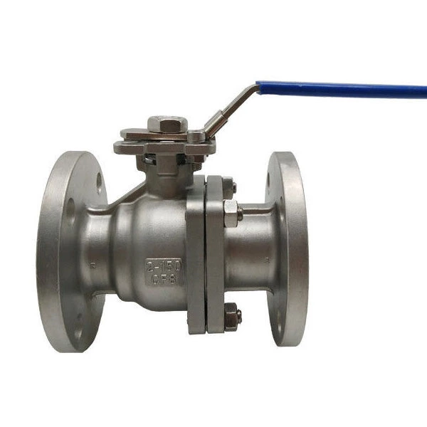 Class 150LB CF8 Stainless Steel Flanged Ball Valve 2 Inch Operating By Handle