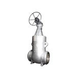 Duplex Material S31803 Flexible Wedge Gate Valve Gearbox High Durability