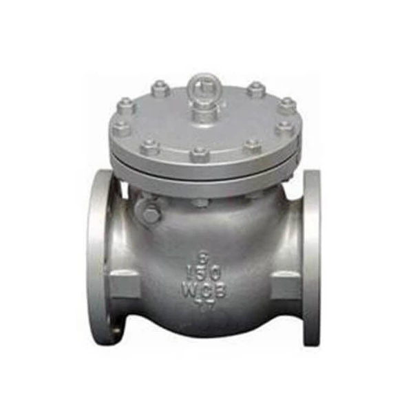 Cast Steel Flanged Non Return Valve Flange Type 8 Inch 150 RF A216 WCB