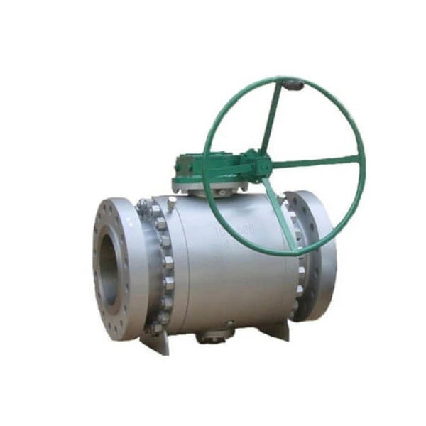 Trunnion Mounted Soft Seated Ball Valve , Blowout Proof Stem Ball Valve