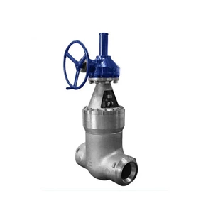 Gear Operated Pressure Seal Gate Valve Class 1500-2500 For Power Station