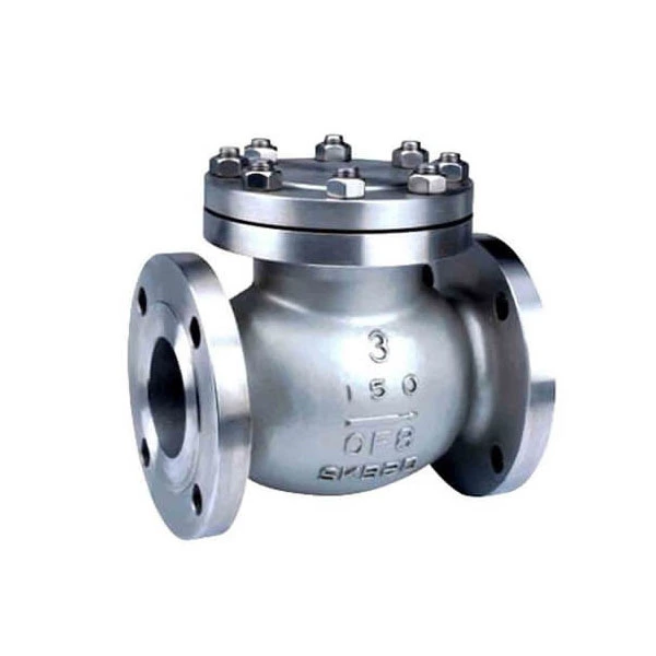 Flange End Cast Steel Swing Type Check Valve 150LB Pressure BS1868 Design