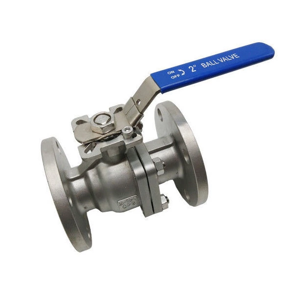 150LB 300LB 2 " Flanged Ball Valve Stainless Steel CF8 CF8M Direct Mounting Pad