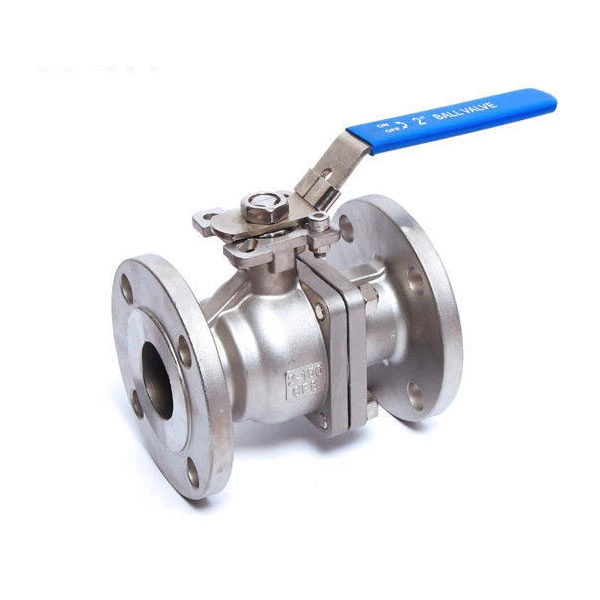 Normal Pressure Flanged Ball Valve Handle Lever 150LB DN50 High Platform