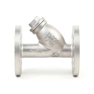 JIS Standard Stainless Steel Y Strainer Flanged Connection , 10K~20K Rating
