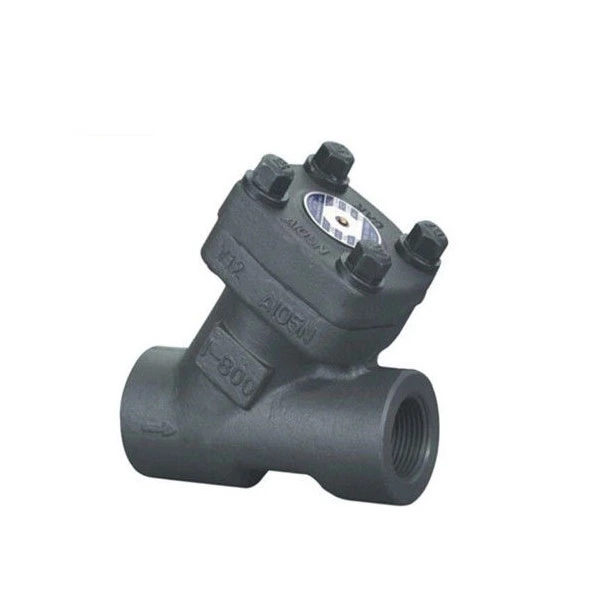 Forged Y Pattern Lift Type Check Valve With Thread Connection Form