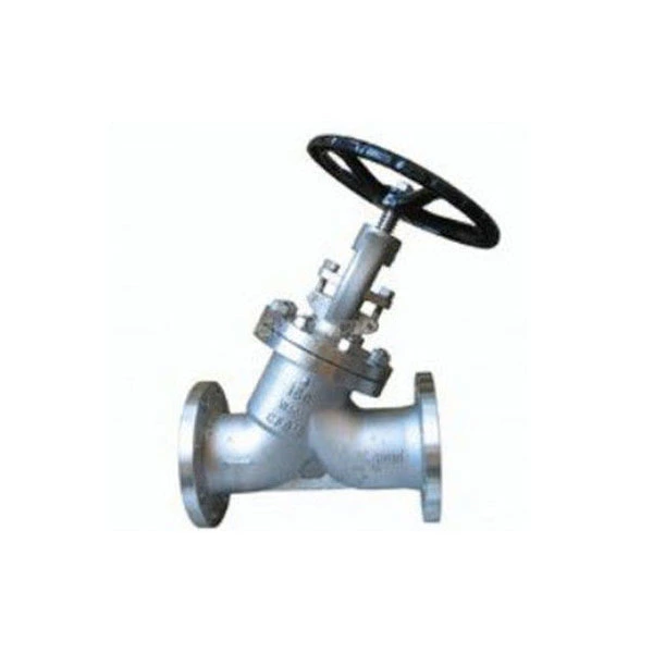 Pressure Self Sealing Design Cast Steel Globe Valve , Y Type Globe Valve 2"~24"