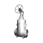 100% Inspected Metal Gate Valve , Duplex Material S31803 Gate Valve With Gearbox
