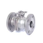 JIS 10K SCS14 Stainless Steel Ball Valve , Full Port Control Valve DN50