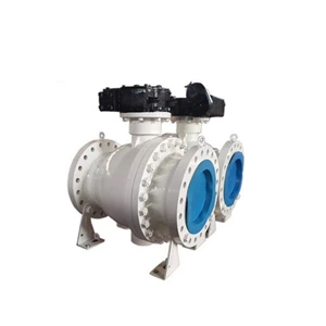 3 Piece Trunnion Mounted Ball Valve Soft Seated Convenient Maintenance