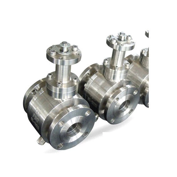 Three Pieces Forged Steel Ball Valves Threaded Connection For Water / Gas / Oil