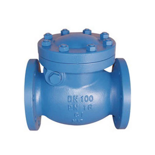 4 Holes X 4 Inch Swing Gate Check Valve , Swing Type Non Return Valve For Oil