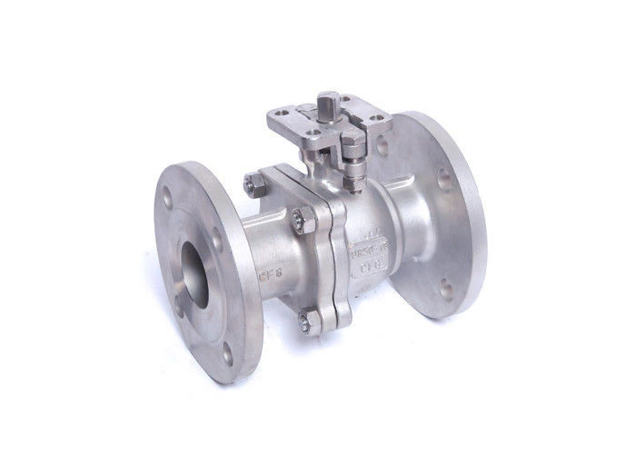 Electric Actuator Direct Mounting SS Ball Valve Flange Type Nominal Size DN50 ~ DN200