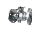 DIN Double Flanged Ball Valve ISO5211 Pad With Handle Or Actuator