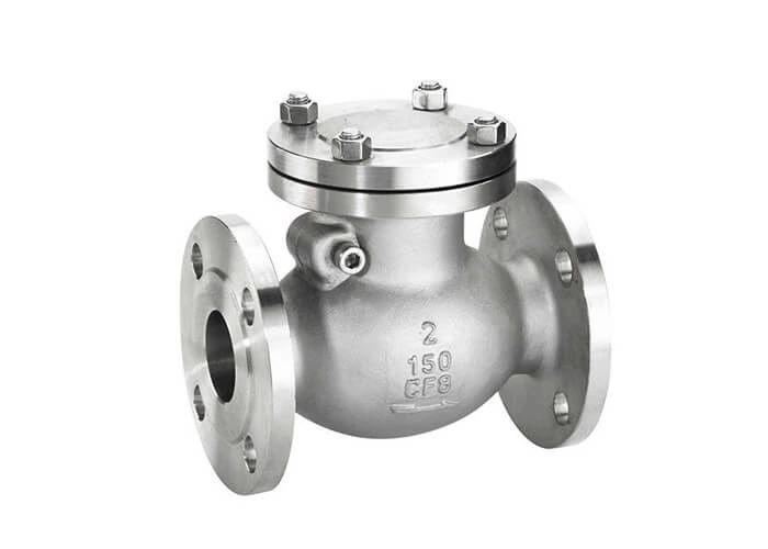 Adjustable Stainless Swing Check Valve , Industrial Flanged Check Valve Water Supply