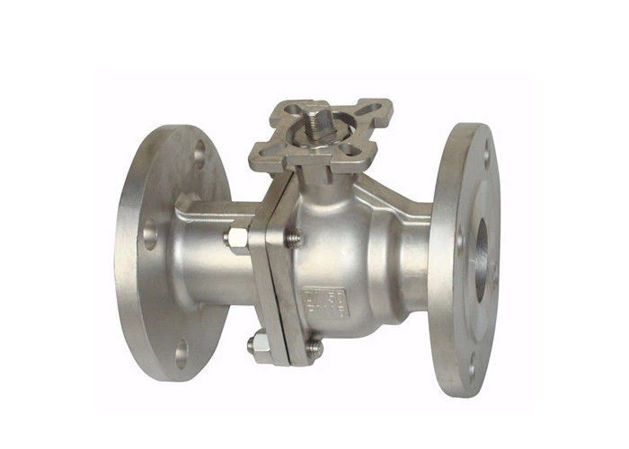 PN16 High Mounting Pad 2PC Full Port Ball Valve , Floating CF8 DN50 Ball Valve