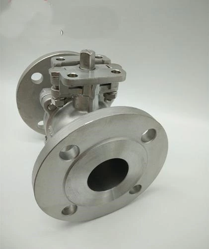 JIS 10K SCS14 Stainless Steel Ball Valve , Full Port Control Valve DN50 0