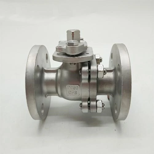 ANSI Industrial Flanged Ball Valve Split Body Stainless Steel Floating Class 150 0